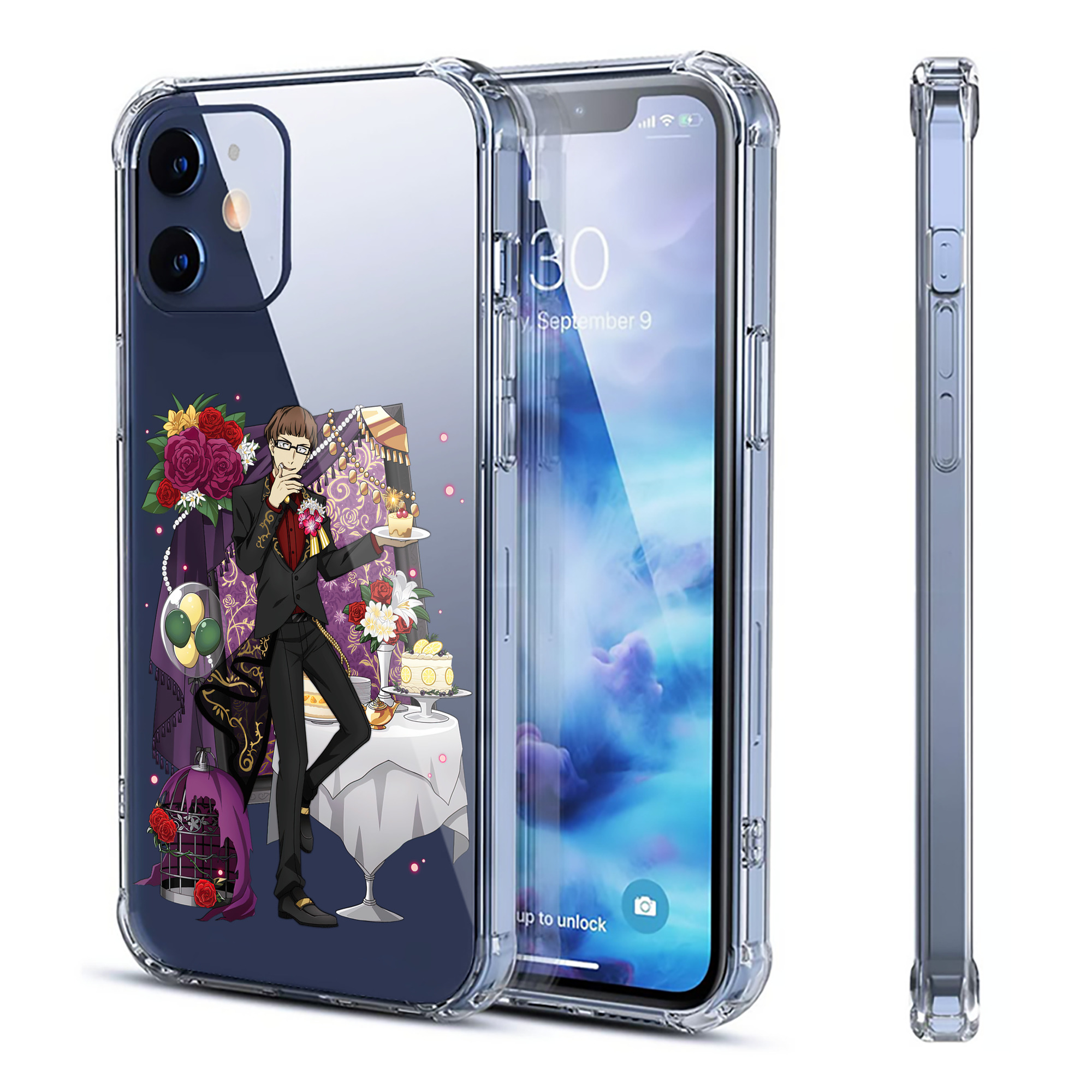 （画像用） 文豪ストレイドッグス Bungo Stray Dogs 【iPhone 12シリーズ対応】透明スマホケース（クリアソフトケース）